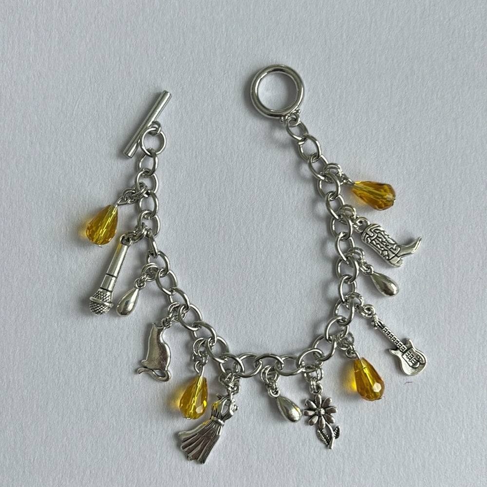 Fearless inspired Taylor Swift Charm Bracelet